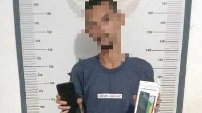 Nekat Mencuri HP dan Sejumlah Uang, Seorang Pelaku Berhasil Diamankan Unit Reskrim Polsek Seruway Polres Aceh Tamiang