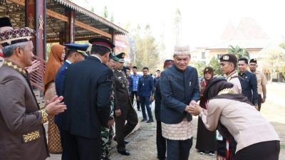 Sekda Lepas Kontingen Kwarcab Pramuka Tubaba Menuju Raimuna Daerah Lampung VI Tahun 2023