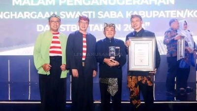 Pemkab Pamekasan Raih Penghargaan Swati Saba Kabupaten Sehat dan STBM 2023 dari Kemenkes RI