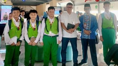 Kepala DPMPTSP Tubaba Kenalkan MPP Saat Siswa Siswi MIM Nurul Iman Berkunjung