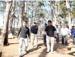 Bupati Bantaeng Pantau Lokasi Kebakaran Hutan dan Lahan