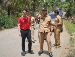 Bupati Trenggalek Tinjau Pembangunan Jalan Simpang Lima Kasrepan-Sukokidul