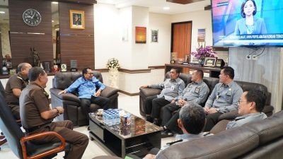 Kajati Sambut Baik Kunker dan Silaturahmi Kakanwil Kemenkumham Riau dan Jajaran