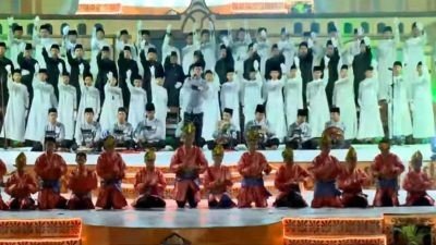 Milad ke-9 Ponpes Baitul Qur’an Al Jahra Magetan, Pengurus Pondok Gelar Mahakarya Seni Santri