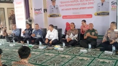 Bupati Jember Sosialisasikan Bahaya NAPZA, Seks Bebas dan Pernikahan Usia Dini di SMA Negeri Arjasa