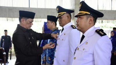 Pj Bupati Tubaba Lantik dan Ambil Sumpah Jabatan Sejumlah Pejabat, Ini Harapannya