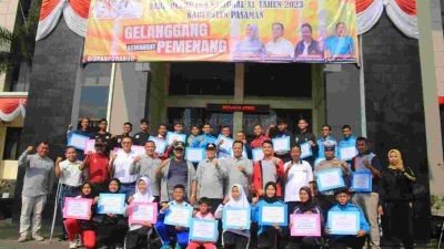 Pimpin Upacara Haornas ke-40, Bupati Pasaman Benny Utama Apresiasi Olahragawan