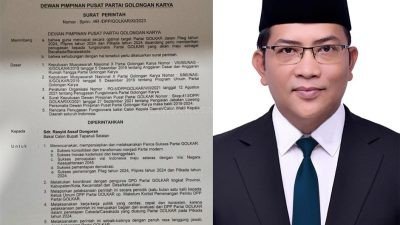 Sah! Rasyid Assaf Dongoran Bakal Calon Bupati Tapsel Pilihan Golkar pada Pilkada Serentak 2024