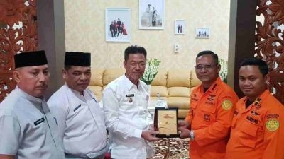 Basarnas Pekanbaru Tingkatkan Kerjasama dengan Pemkab Rohil