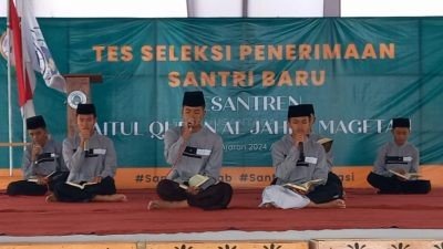 300 Santri Melaksanakan Tes Seleksi untuk Diterima Belajar di Ponpes Baitul Quran Al Jahra Magetan