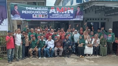 Sejumlah Alumni SMPN 1 Padangsidimpuan 1981 Deklarasikan Dukung AMIN