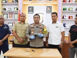 Jelang Pemilu 2024, Polres Aceh Tamiang Amankan Senjata Api dari Masyarakat