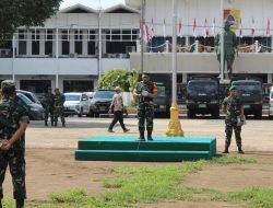 Asops Kasdam V/Brawijaya Pimpin Apel Gelar Pengamanan Kunjungan Kerja Wakil Presiden RI di Jember