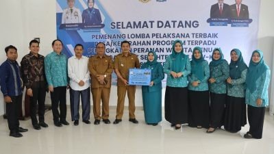 Mantap! Desa Gunung Baringin di Tapsel Raih Juara Pertama Lomba PTP2WKSS se-Sumut