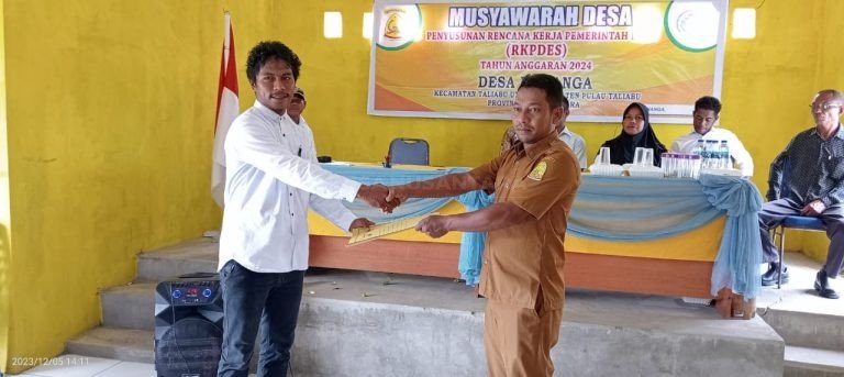 Penjabat (Pj) Kepala Desa Mananga