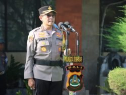 Kombes Bambang Yugo Pamungkas Pimpin Apel Personel, Hari Terakhir Menjabat Kapolresta Denpasar