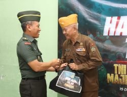 Baksos Hari Juang TNI AD dan HUT Kodam V/Brawijaya, Kodim 0826/Pamekasan Beri Perhatian Veteran, Warakawuri dan Anak Yatim