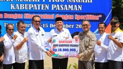 Sabar AS Resmi Jabat Bupati Pasaman Definitif, Ini Kegiatan Pertamanya
