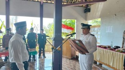 Kepala Desa Depok di Trenggalek Ambil Sumpah Jabatan Dadang Setiawan Sebagai Kasun Krajan