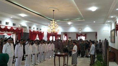 Bupati Trenggalek Lantik 8 Kades Terpilih
