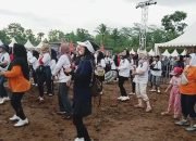 Ratusan Relawan Prabowo-Gibran di Banjarnegara yang Mengatasnamakan Bolone Mase Ikuti Senam Gemoy