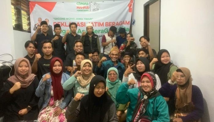 Relawan Tapal Kuda Deklarasi Dukungan Ganjar Mahfud di Pilpres 2024