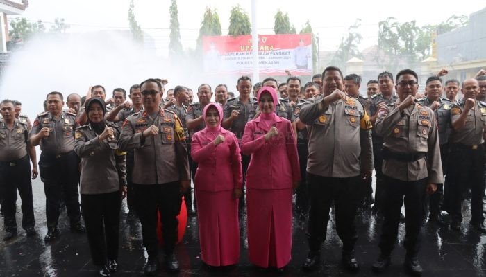 72 Perwira dan Bintara Polres Pamekasan Naik Pangkat