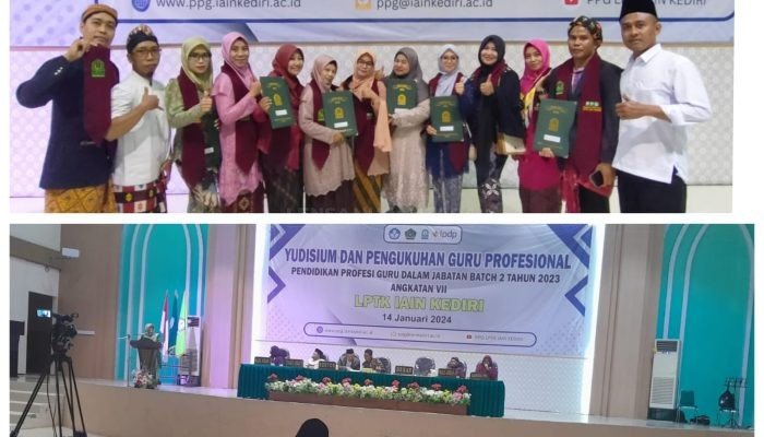 IAIN Kediri Lepas 247 Guru Profesinal PPG Batch 2 Tahun 2023