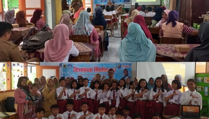 SDN Sumber Tengah 1 dan SMPN 1 Curahdami Bondowoso Adakan Giat Bersama Gerakan Zero Anak Putus Sekolah