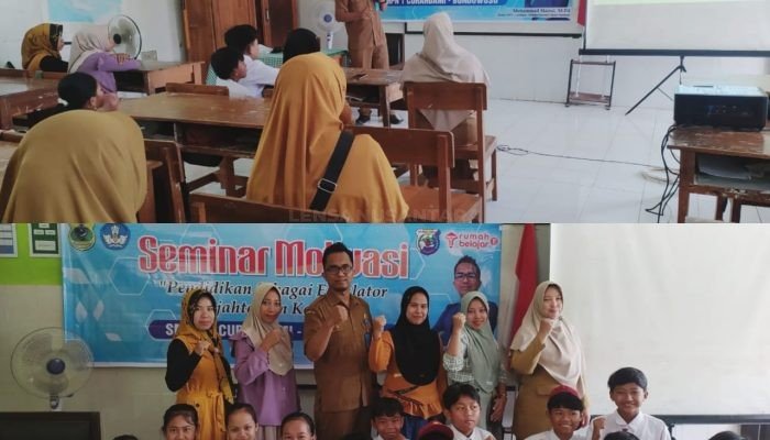 Kolaborasi SDN Sumber Tengah 2 dan SMPN 1 Curahdami Bondowoso dalam Gerakan Zero Putus Sekolah