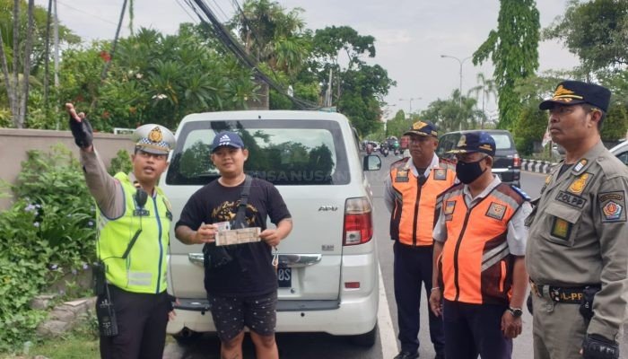 Satlantas Polresta Denpasar Gandeng Dishub dan Satpol PP Gelar Operasi Pengamanan dan Penertiban Lalu Lintas