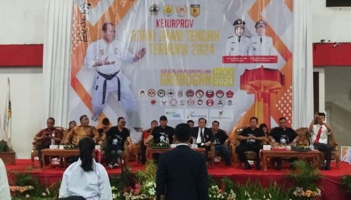 Kejurprov FORKI Jawa Tengah Terbuka 2024 di Grobogan Diikuti 1200 Karateka