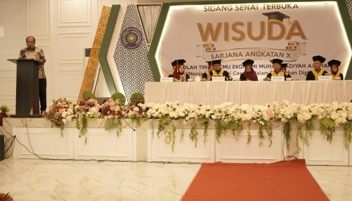 Wabup Asahan Ikuti Prosesi Sidang Senat Terbuka Wisuda Sarjana Angkatan X STIE MA