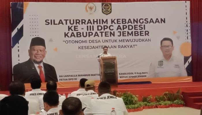 DPC APDESI Jember Gelar Silaturahmi Kebangsaan, Serap Aspirasi Revisi UU Desa