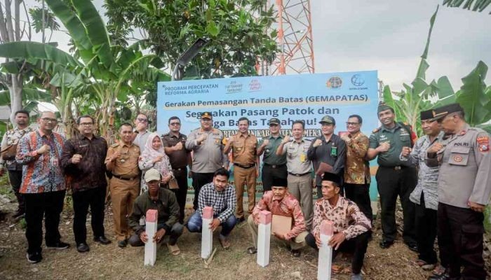 Pamekasan Dapat Jatah 50 Ribu Patok Tanah, Pj Bupati Masrukin Apresiasi Gemapatas