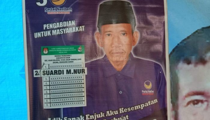 Suardi M.Nur Caleg DPRD Kaur: Siap Mengabdi Menyuarakan Kepentingan Rakyat
