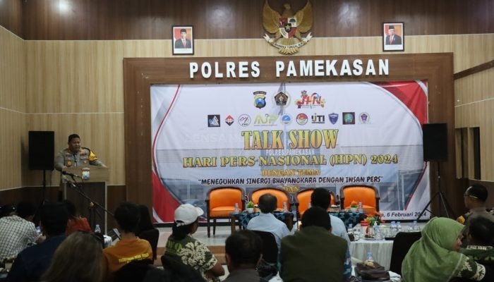 Kapolres Pamekasan Ajak Insan Pers Pelaksanaan Pemilu 2024 Berjalan Sukses