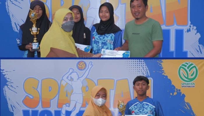 Siswa SMPN 1 Curahdami Bondowoso Sabet Gelar Pemain Terbaik SPARTAN Volley Ball 2024