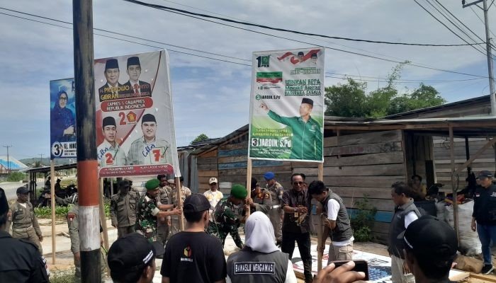 Masuki Masa Tenang Pemilu 2024, Bawaslu Taliabu Tertibkan APK