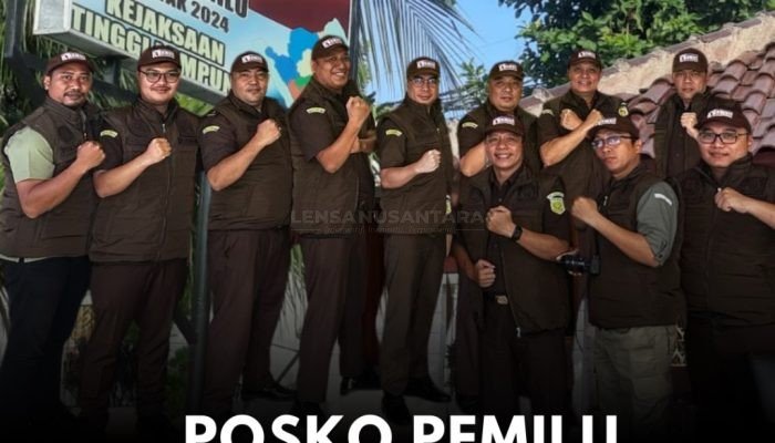 Jajaran Intelijen Kejati Lampung Turun ke TPS, Siapkan Posko Pemilu 2024