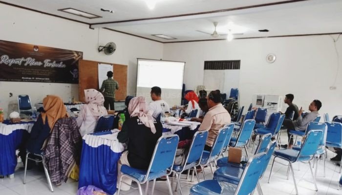 PPK Kecamatan Mandiraja Banjarnegara Lakukan Rekapitulasi Penghitungan Suara Pemilu 2024