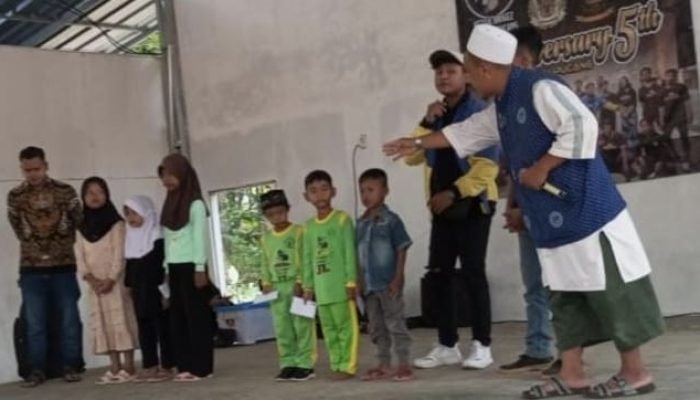 Hari Jadi ke-5, Ormas Brigez DPC Kalipucang Santuni Puluhan Yatim Piatu
