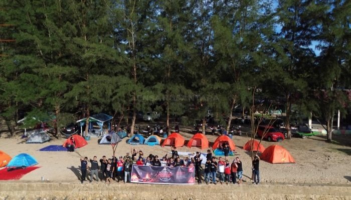 Gelar Honda Bikers Adventure Camp 2024, Puluhan Bikers Berkumpul Bersama di Pantai Duta Pamedas