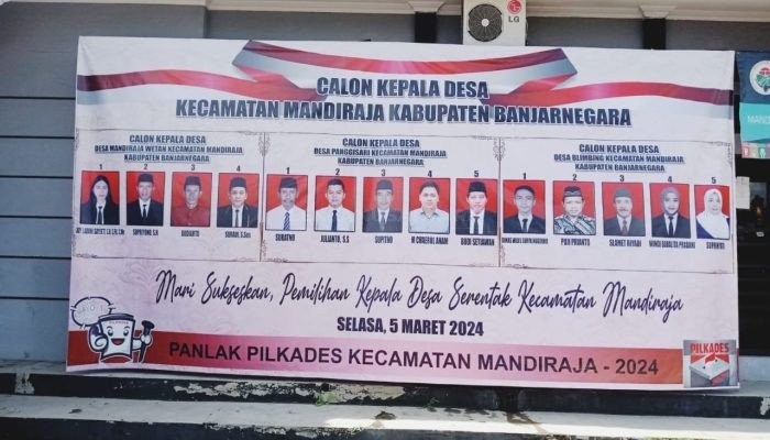 Pilkades Serentak 2024 di Banjarnegara, 14 Calon Kades di Kecamatan Mandiraja Akan Berebut Tahta Kepemimpinan