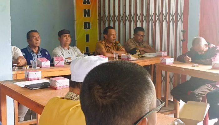 Transparansi Pembangunan, Kades Simpang Tonang Selatan di Pasaman Koordinasi dengan Unsur Masyarakat