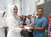 Tingkatkan Imtaq di Bulan Ramadhan 1445 H, DWP Tapsel Gelar Pengajian Bersama Sekaligus Pemberian Tali Asih