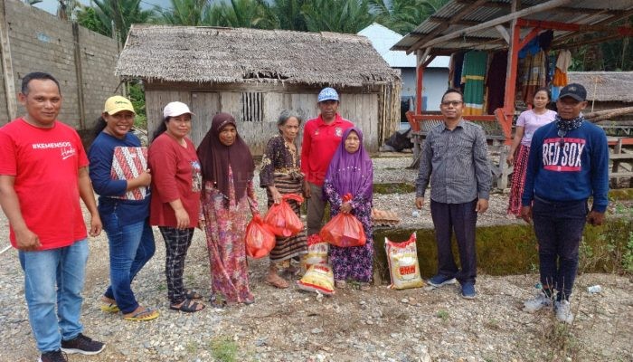 Pasca Banjir, Dinsos Taliabu Salurkan Bantuan ke Desa Terdampak