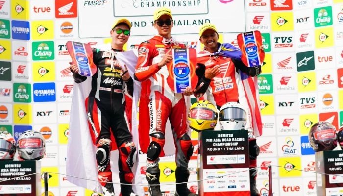 Herjun Raih Podium Tertinggi, CBR250RR Tak Terbendung di ARRC Buriram
