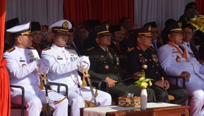 Danrem 043/Gatam Hadiri Upacara Hari Jadi ke-60 Provinsi Lampung