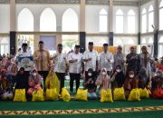 Bersama Forkopimda Provinsi Lampung, Danrem 043/Gatam Safari Ramadhan di Masjid Agung Kalianda